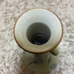谷口幸夫作　九谷焼　陶器花入の画像