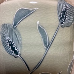 谷口幸夫作　九谷焼　陶器花入の画像