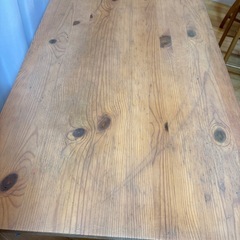 お取引中無印良品パイン材折り畳みテーブルの画像