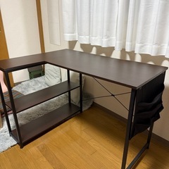 デスク＋オフィスチェアセットの画像