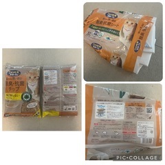 猫用システムトイレ一式セット ニャンとも清潔トイレ＋未使用チップ2袋＋消臭剤ほかの画像