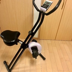 エアロバイク フィットネスバイク 折りたたみの画像