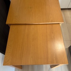ニトリ　伸長式ダイニングテーブル (幅80-130cm LO NA)の画像
