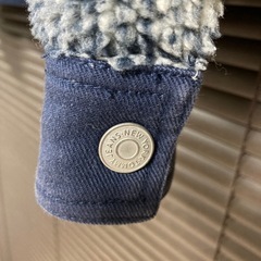 Tommy jeansメンズチェックボアジャケットSの画像