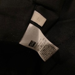 GU黒パンツXLの画像