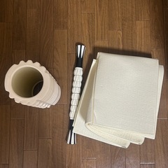 トレーニング3点セット（ヨガマット・フォームローラー・スティック）の画像