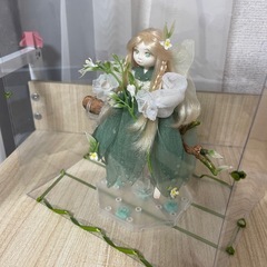 ハンドメイド人形「春」樹脂粘土・一点物（価格相談可） の画像