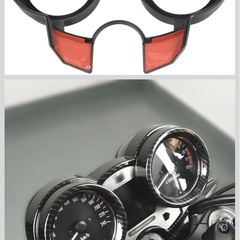 Kazuma Z900RS 2018-2025用メーターアッパーカバー z900rs es Z 900 RS CAFE メーターリー 装飾カバー ガード 2019 2020 2021 2022 2023 2024 (5Dカーボンルック)の画像