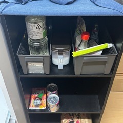 《無料》3段ボックス収納棚の画像