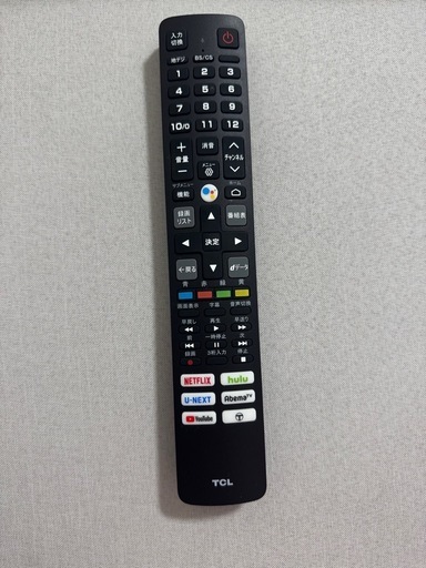 決まりましたTCL smart TV  32インチ
