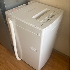 （複数連絡ありのため新規受付停止します）TOSHIBA AW-45M7(W) 2020年製　洗濯機の画像