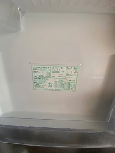 NO B939?福岡市内配送設置無料✨?SJ-W412D-S 冷蔵庫 プラズマクラスター冷蔵庫 シルバー [412L /5ドア /左右