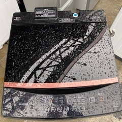 NO B944🌈福岡市内配送設置無料✨🌈全自動洗濯機 ブラック IAW-T803BL [洗濯8.0kg /乾燥機能無 /上開きの画像