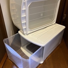 クリアボックス2個の画像