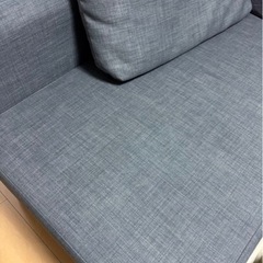 【引取限定】 IKEA L字型グレーソファ 引き出し収納付きの画像