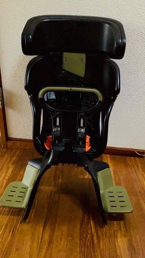 OGK フロントチャイルドシート ブラック 自転車 前子供乗せ