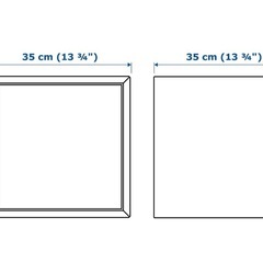 IKEAエーケト／シェルフ　ダークグレー6個セットの画像