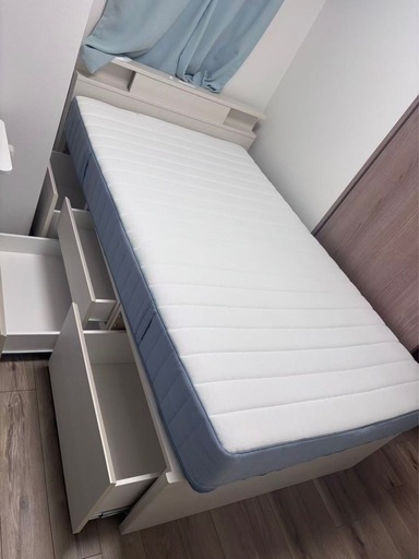 ✨引き取り限定✨　ベッドフレーム美品　マットレスセット