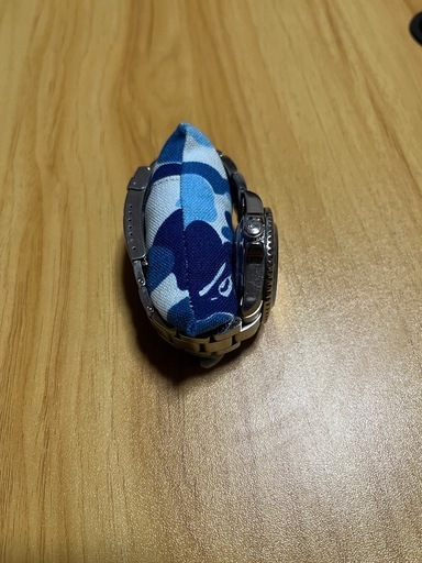 BAPEX bapex  GMTタイプ アベイシングエイプサルマリーナ 色シルバー×ブルー×レッド