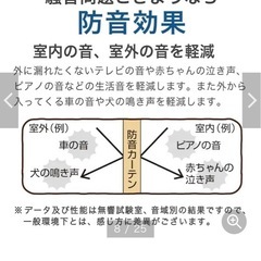 遮光カーテン（レース付き）の画像