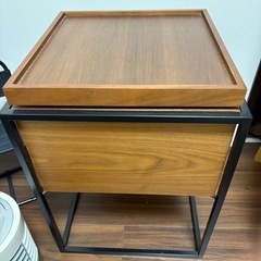 スライド収納サイドテーブルの画像