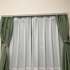 遮光カーテン&レースカーテンセット【ニトリ】の画像