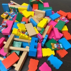 木製　ドミノの画像