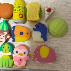 平成レトロ♡消しゴム 12点セットの画像