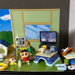 クレヨンしんちゃん　オラのいちにちだゾ！　フィギュア　セットの画像