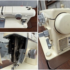 【GO-1507】JANOME ジャノメ ミシン 802 トピア 台付き レトロの画像