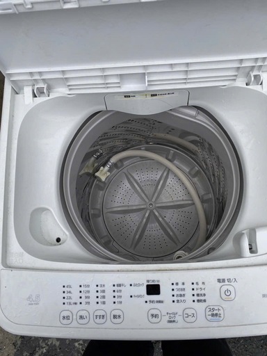 NO B943?福岡市内配送設置無料✨?洗濯機 4.5kg 設置費込み 部屋干し時間短縮モード 一人暮らし IAW-T451 2022