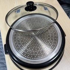 すき焼き鍋　26cm　ガラス蓋付きの画像