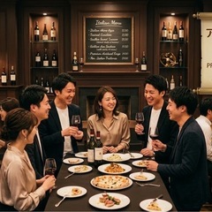 月曜夜にオシャレ空間でパスタとお酒の交流会します🥳