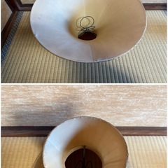 【GO-1524】岩田ガラスランプ テーブルランプ テーブルライト ガラスの画像