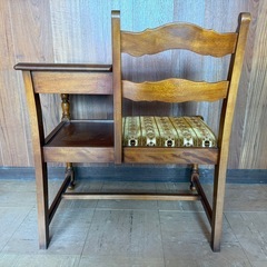 【GO-1525】横浜ダニエル テレフォンチェア テレフォンベンチ 昭和レトロの画像