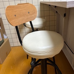 収納ダイニングテーブル＆椅子2脚の画像