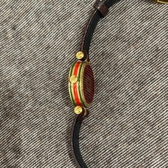 美品 GUCCI グッチ シェリーライン 腕時計 GP/革 レディースの画像
