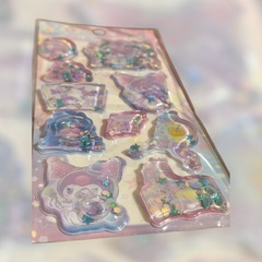 サンリオ クロミ ぷっくり水シール キラキラ 海外限定デザイン ⑤の画像
