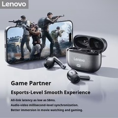 Lenovo Premium Version ワイヤレスイヤホン White 白色  の画像