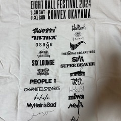 岡山春フェス！八祭　EIGHT BALL FESTIVAL 2024Ｔシャツ　Ｌサイズの画像