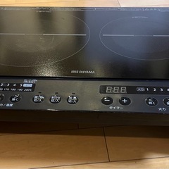 アイリスオーヤマ　2口IHコンロスタンド付きの画像