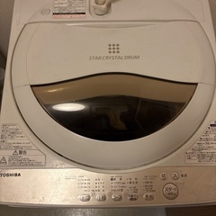 TOSHIBA 縦型洗濯機　AW-5G8の画像