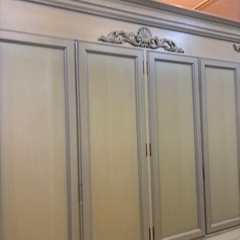 アンティーク収納棚の画像