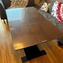 ニトリ　幅135×奥行80昇降テーブル(LC-004 135 MBR)の画像