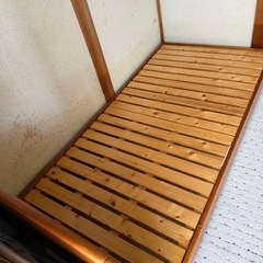 シングルベッド フレーム 2台セットの画像