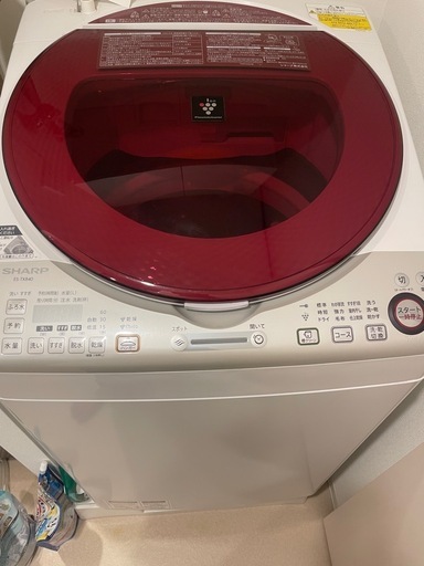 都内送料無料】シャープSHARP乾燥機能付き洗濯機ES-TX840 8キロ洗い4.5キロ　　プラズマクラスター除菌、脱臭モード