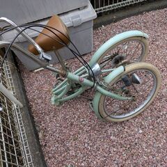 折りたたみ自転車・５段変速・レトロデザイン・の画像