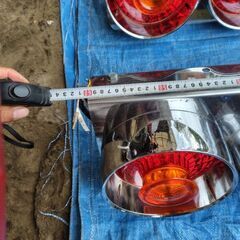 JETイノウエ製JB丸型大型テールランプウィンカーリレー付きです。の画像