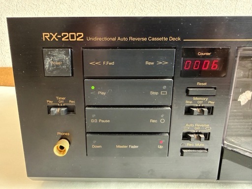【GO-1593】Nakamichi ナカミチ カセットデッキ RX-202