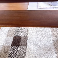 【美品】無印良品 リビングでもダイニングでもつかえるテーブル・ウォールナット材の画像